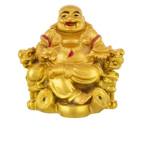 Laughing Buddha Chair  Size Approx 8 Cm