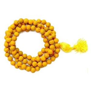 Haldi Mala Size Approx 7 mm 108+1 Beads