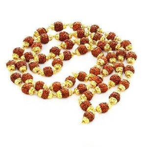 Rudraksha Cap Mala 108+1 Beads