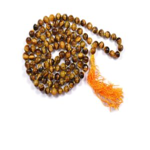 Tiger Mala  Size Approx 6MM 109 Beads