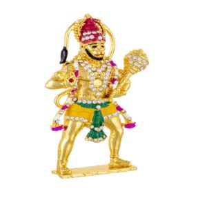 Golden Standing Kulin Hanuman Idol