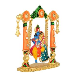 Radha Krishna Jhoola Kulin Multicolor