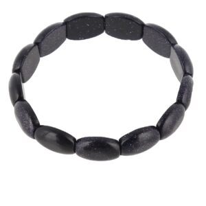 Square Bracelet Black Stone Adjustable Bracelet