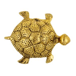 Brass Tortoise Golden Color Brass Made Tortoise Size Approx 6 CM
