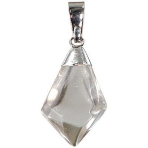 Diamond Crystal Pendant Clear White Color Stone Pendant