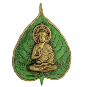 Green Patta Buddha Size Approx 9 CM