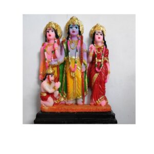 Flat Marble Ram Darbar Idol Multicolor Color Idol Size Approx 10 CM