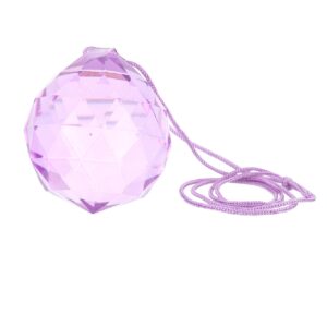 Crystal Ball Purple Purple Color Crystal Stone Ball