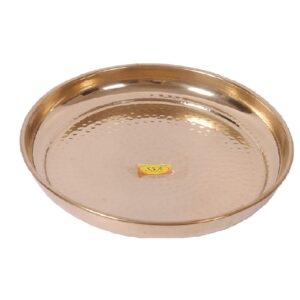 Plate Heavy Round Shape Size Aprox 12 Inches and 750 GM