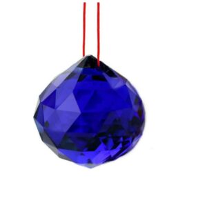 Blue Crystal Ball Size Approx 5 CM