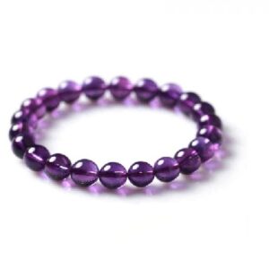 Purple Hakik Bracelet Crystal  Free Size Bracelet