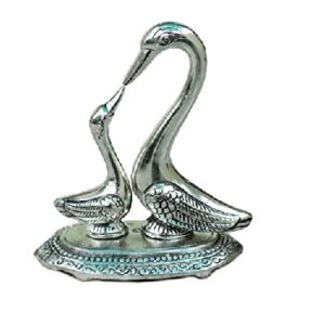 Swan Pair Silver Size Approx 22 CM