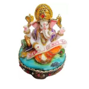 Munimji Lekha Ganesh  Idol Size Approx 22 CM