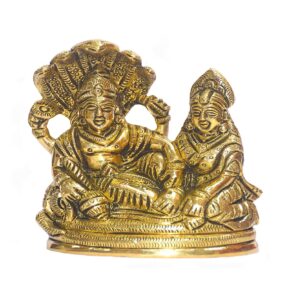 Sheshnag Vishnu Lakshmi Idol Size Approx 10 CM