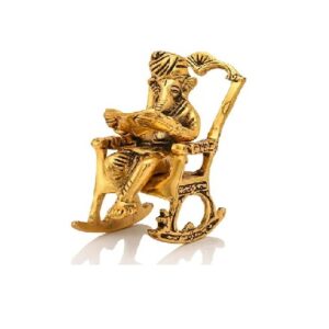 Chair Ganesh With Book Size Approx 18 CM