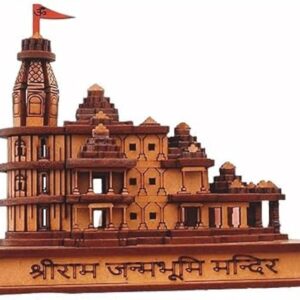 Ram Mandir Wooden Size Approx 5 Inch