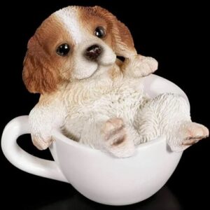 Small Cup Dog Decorative Size Approx 8 cm