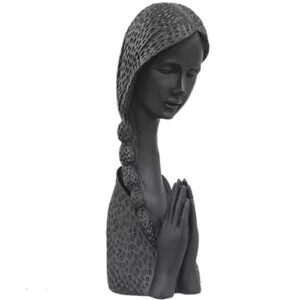 Welcome Namaste  Lady Black Size Approx 14 Cm