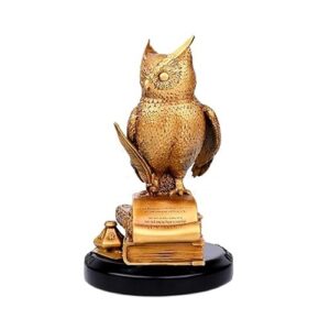 Black Golden Owl Decorative Size Approx 8.8 inch