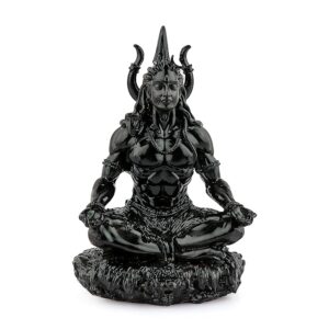 Shiv Sitting With Trishul idol Size  3.5 inch