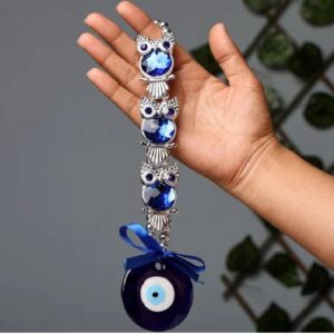 Owl Evil Eye Latkan Hanging Size Approx 23 CM