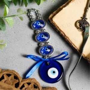 3 Evil Eye Latkan Size Approx 20 CM