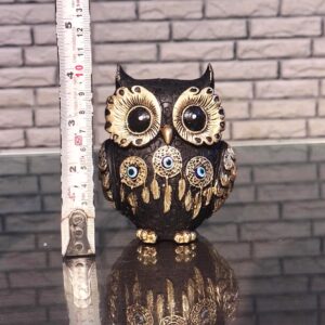 Black Owl Size Approx 4 inch