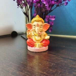 Small Multicolour Ganesh Size Approx 3 Inch