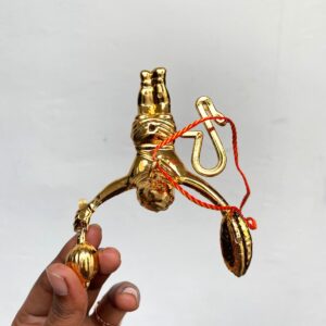 Golden Flying Hanuman Size Approx 4.5 Inch