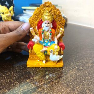 Vishwakarma Idol Multicolour Size Approx 4 Inch